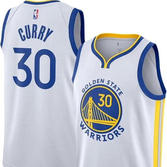 Nike Adult Golden State Warriors Steph Curry Swingman Jersey - Size Large & XL - Picture 1 of 6